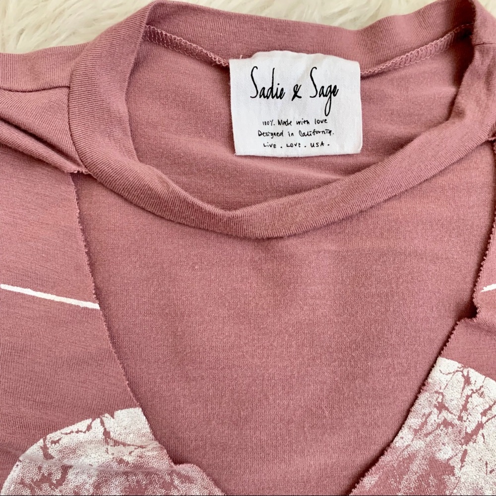 Sadie & Sage Moon Child Choker Tee Shirt - Picture 5 of 6